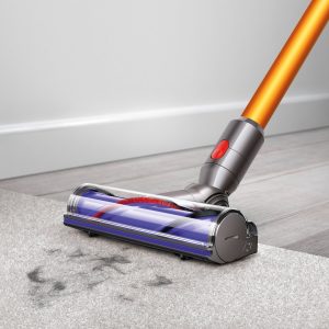 Deep clean carpets with direct drive head